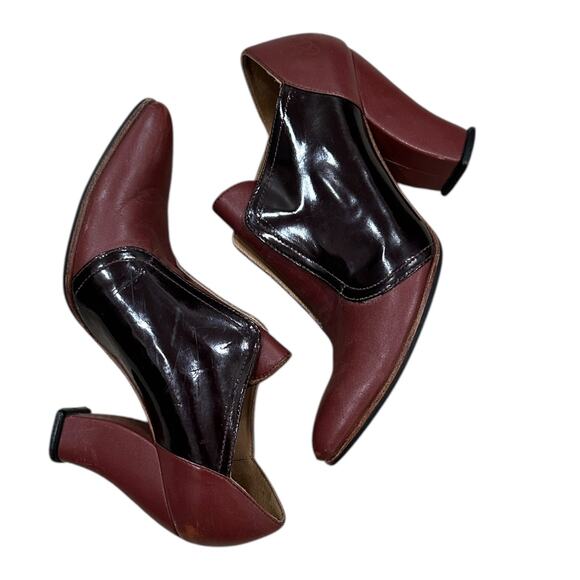 John Fluevog Danni Peruvian Leather Heels - Picture 10 of 11